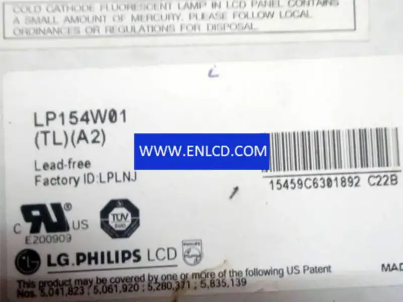 LG Display LP154W01-TLA2 LCD面板
