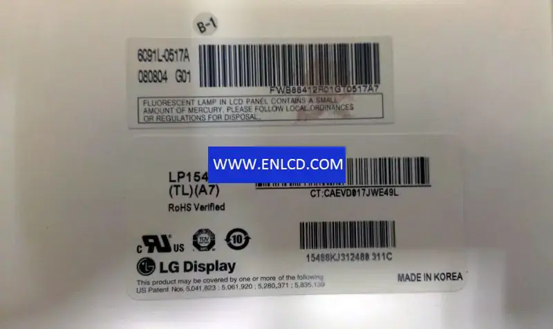 LG Display LP154WE2-TLA7 LCD面板