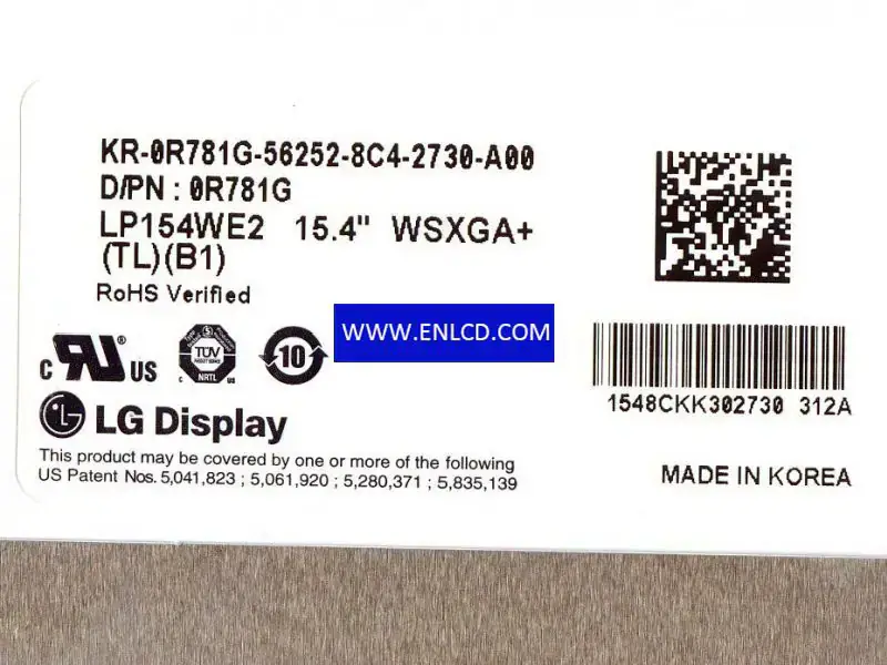 LG Display LP154WE2-TLB1 LCD面板