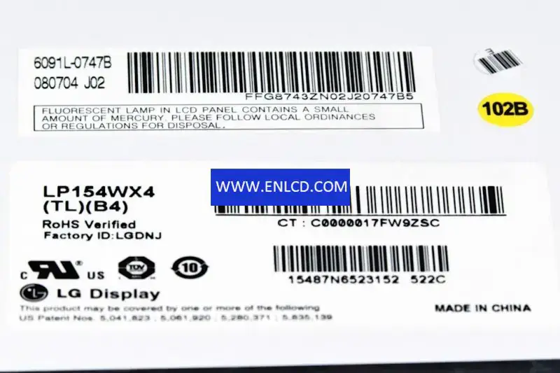 LG Display LP154WX4-TLB4 LCD面板
