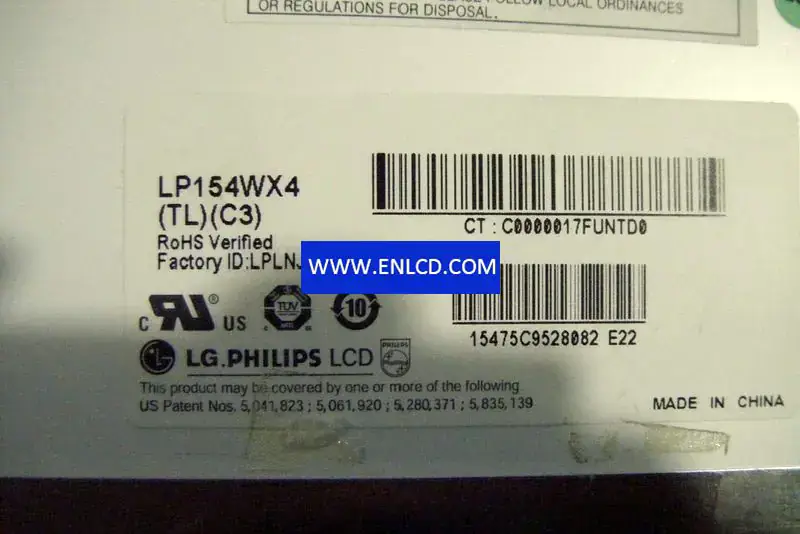 LG Display LP154WX4-TLC3 LCD面板