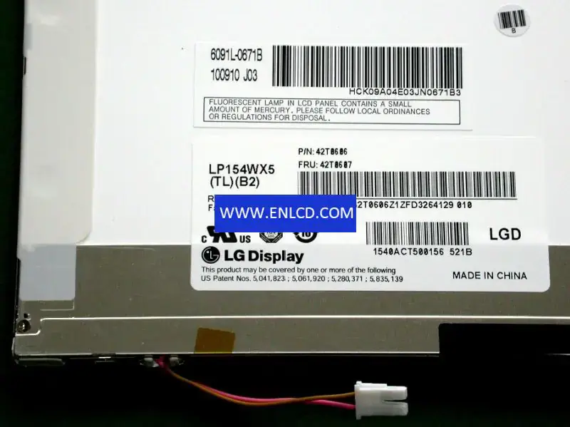 LG Display LP154WX5-TLB2 LCD面板