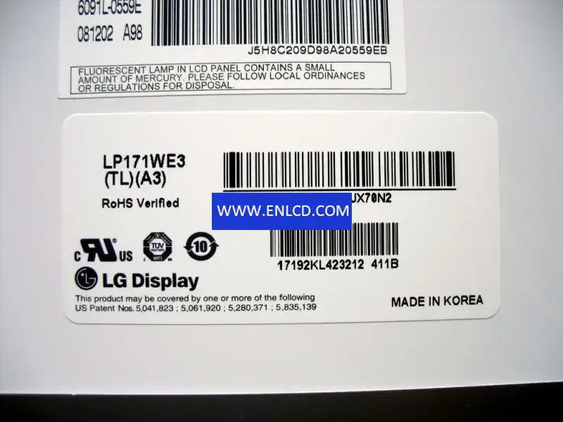 LG Display LP171WE3-TLA3 LCD-Panel
