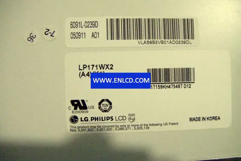 LG Display LP171WX2-A4K1 LCD panel