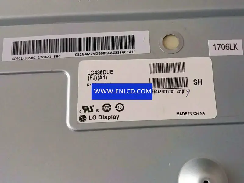 LG Display LC430DUE-FJA1 LCD面板