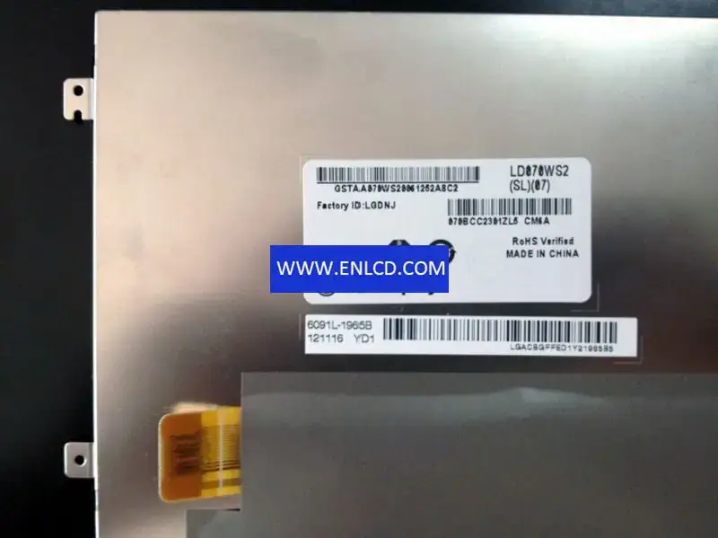 LG Display LD070WS2-SL07 LCD面板