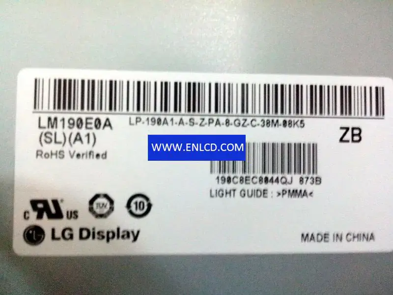 LG Display LM190E0A-SLA1 LCD面板桌面監視器