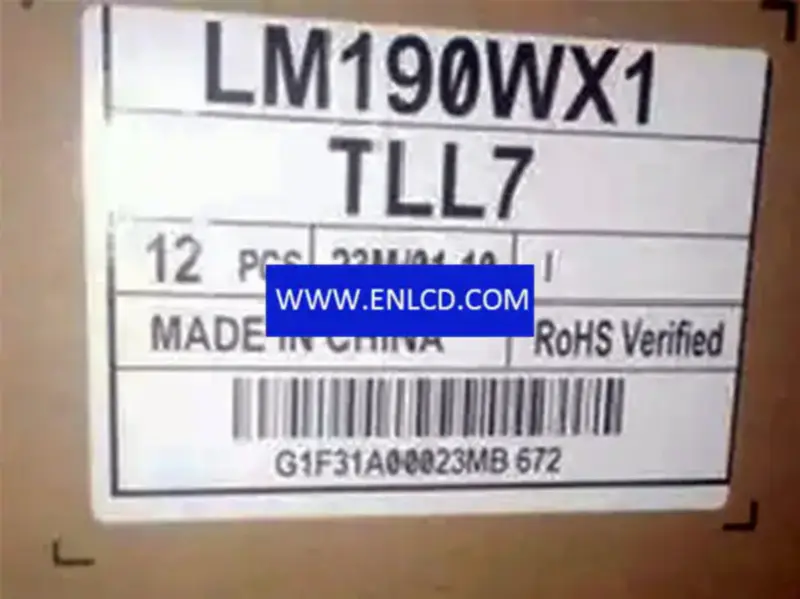 LG Display LM190WX1-TLL7 LCD