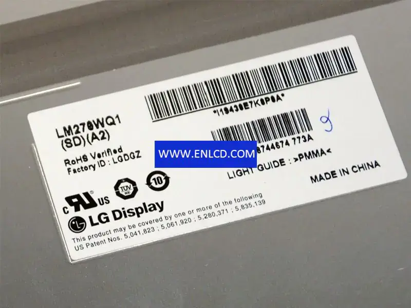 LG Display LM270WQ1-SDA2 LCD面板