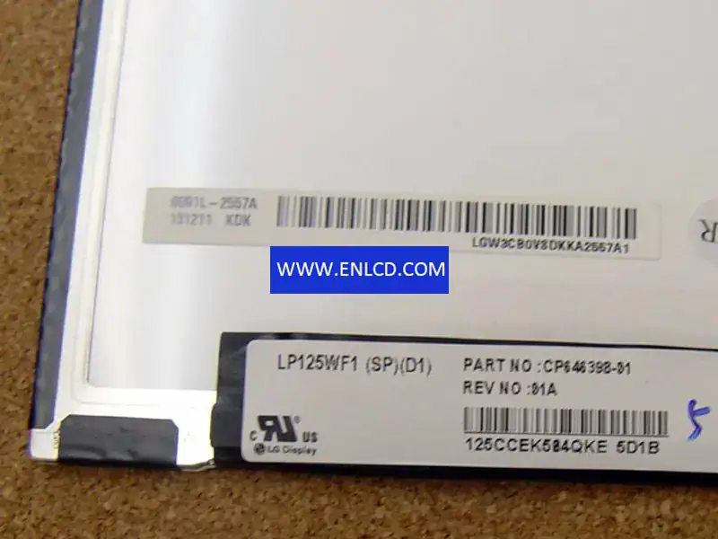 LG Display LP125WF1-SPD1 LCD panel