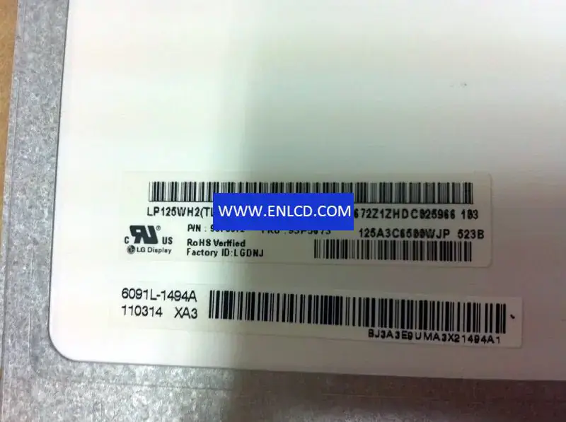 LG Display LP125WH2-TLB1 LCD panel