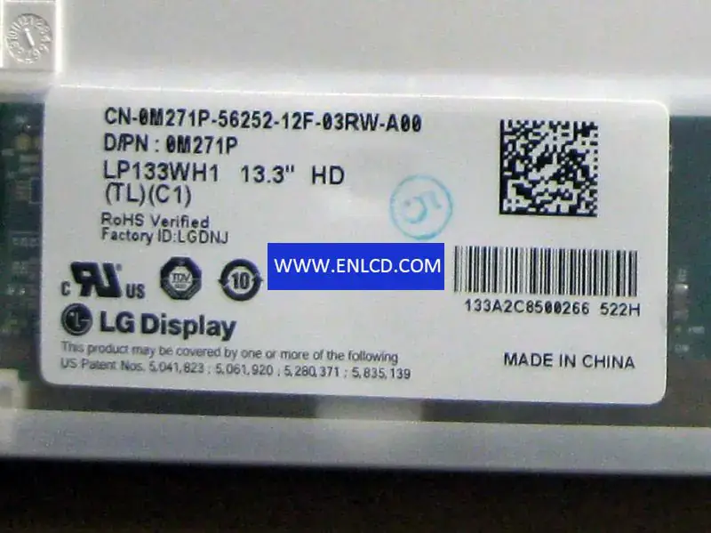 LG Display LP133WH1-TLC1 LCD面板