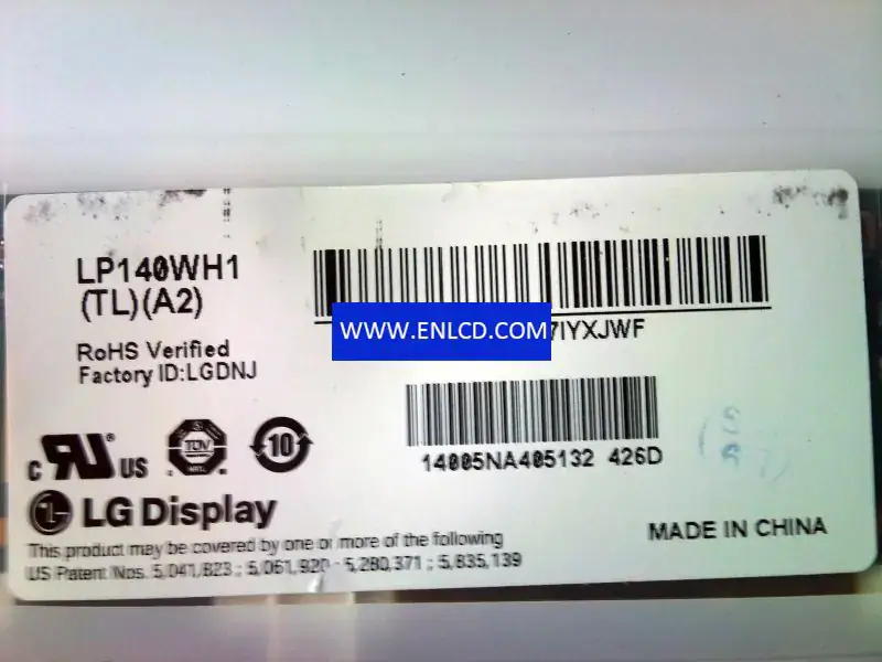 LG Display LP140WH1-TLA2 LCD面板