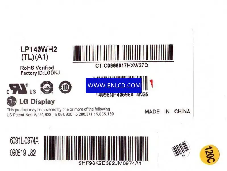 LG Display LP140WH2-TLA1 LCD panel