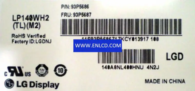 LG Display LP140WH2-TLM2 LCD panel