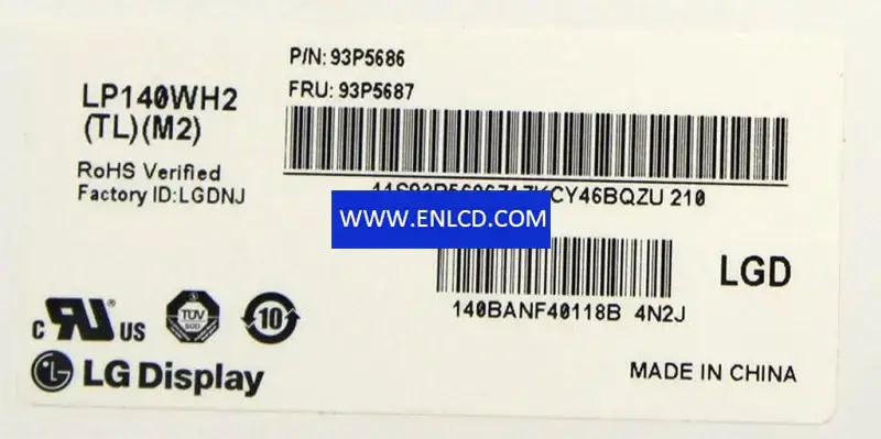 LG Display LP140WH2-TLM2 LCD panel