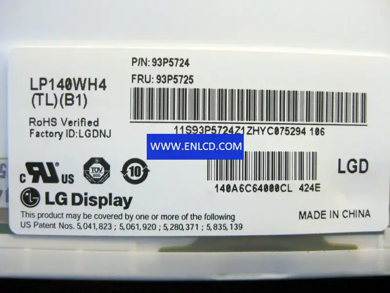 LG Display LP140WH4-TLB1 LCD面板
