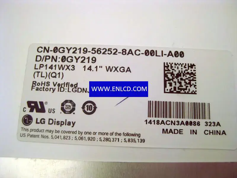 LG Display LP141WX3-TLQ1 LCD panel