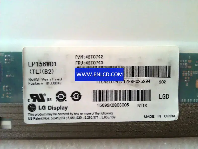 LG Display LP156WD1-TLB2 LCD面板