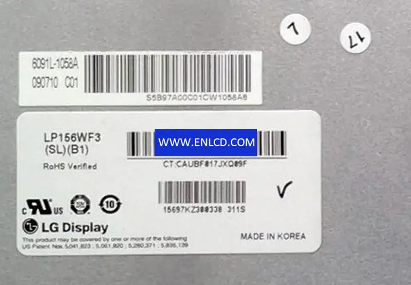LG Display LP156WF3-SLB1 LCD面板