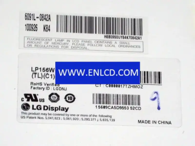 LG Display LP156WH1-TLC1 LCD面板