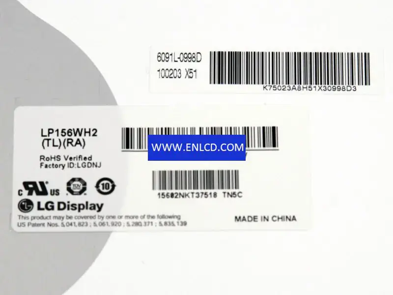 LG Display LP156WH2-TLRA LCD panel