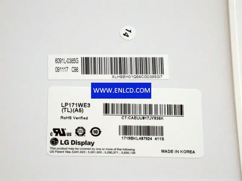 LG Display LP171WE3-TLA5 LCD面板