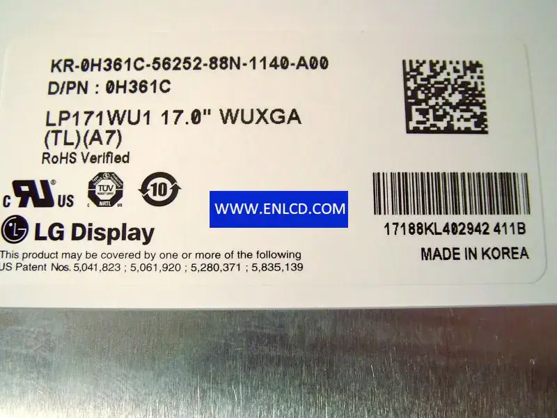 LG Display LP171WU1-TLA7 LCD