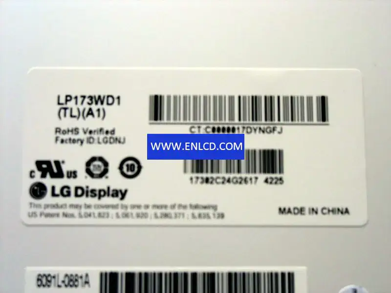LG Display LP173WD1-TLA1 LCD panel
