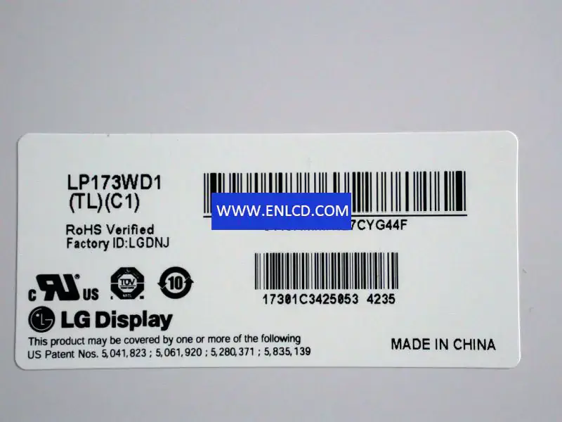 LG Display LP173WD1-TLC1 LCD panel