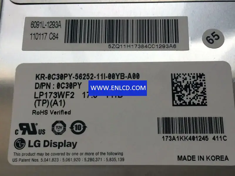 LG Display LP173WF2-TPA1 LCD panel
