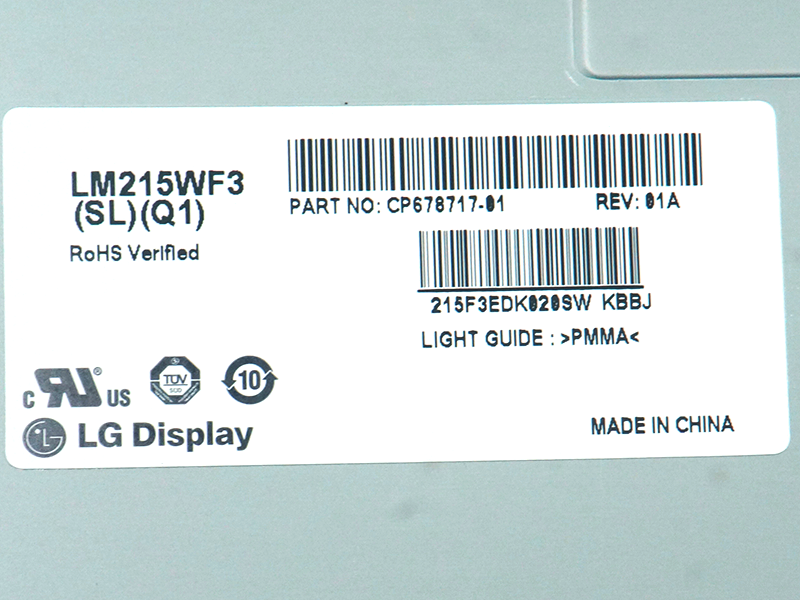 LG Display LM215WF3-SLQ1 LCD面板