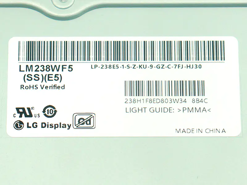 LM238WF5-SSE5 23.8 Zoll All-in-One LCD-Bildschirm IPS LVDS matt