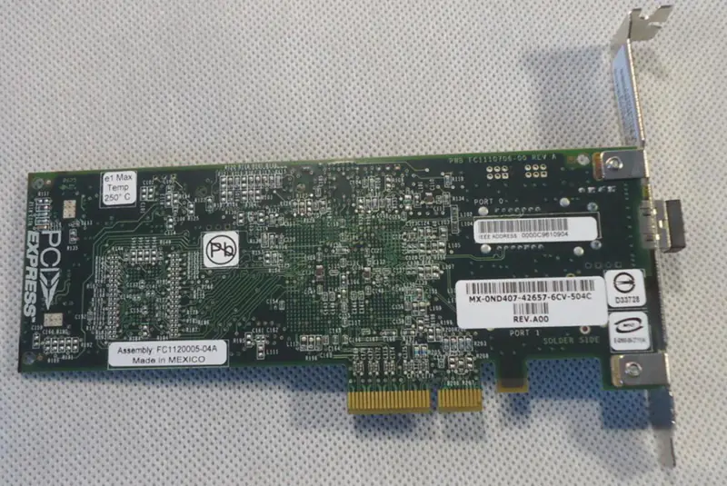 Emulex LPE1150-E 4Gbit PCIe x4 FC Fibre Channel Adapter