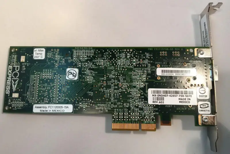 Emulex LPE1150-E 4Gbit PCIe x4 Single Port FC HBA Card FC1120005-15A