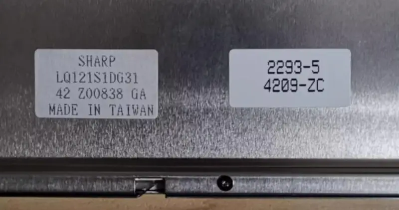 SHARP LQ121S1DG31 LCD panel