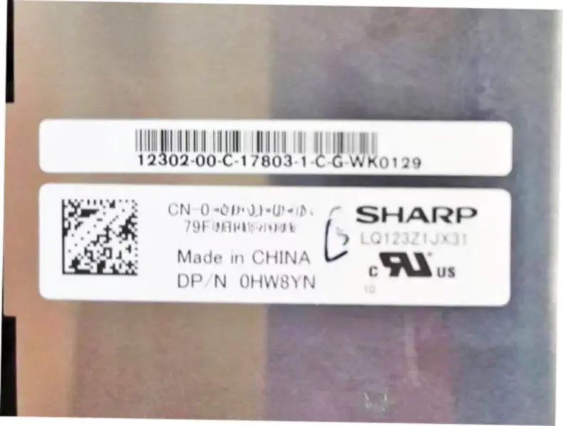 Sharp LQ123Z1JX31 LCD