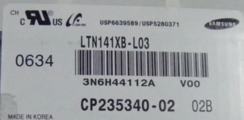Samsung LTN141XB-L03 LCD panel