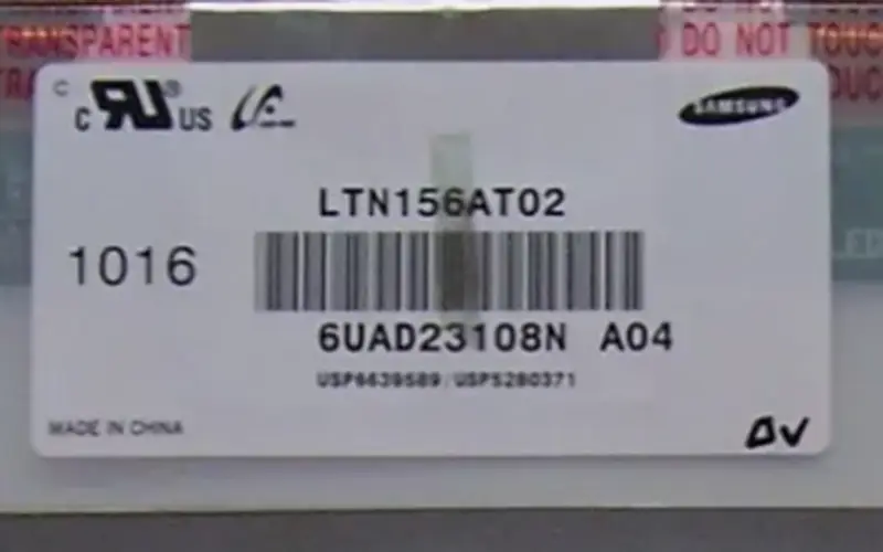 Samsung LTN156AT02-A04 LCD panel