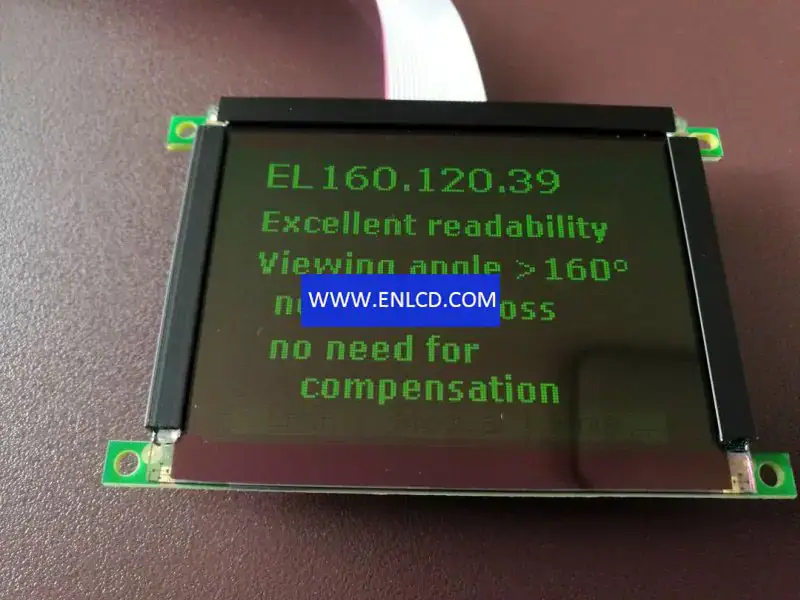 EL160.120.39 GREEN Lumineq LCD panel