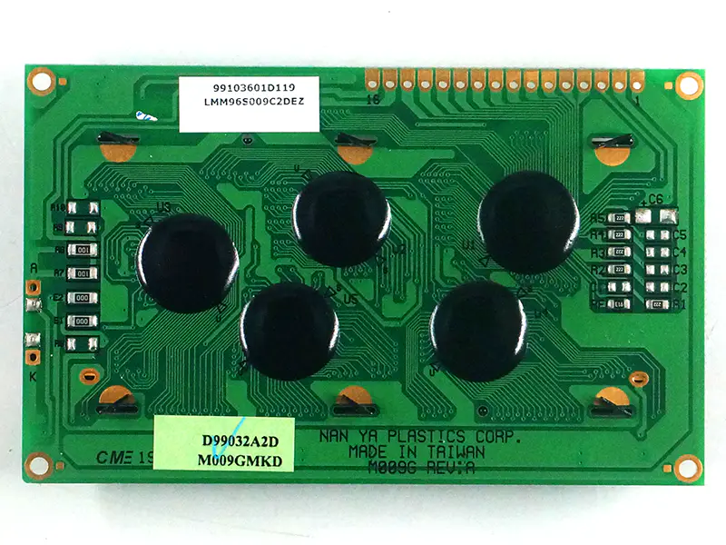 NAN YA PLASTICS M009G REV A LMN96S009A2E LCD-Platine