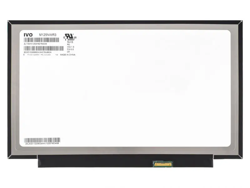 IVO M125NWR3 R0 LCD panel replacement