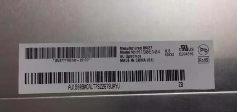 AUO M190EN04 V5 LCD面板桌面監視器