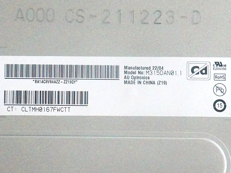 AUO M315DAN01.1 LCD面板