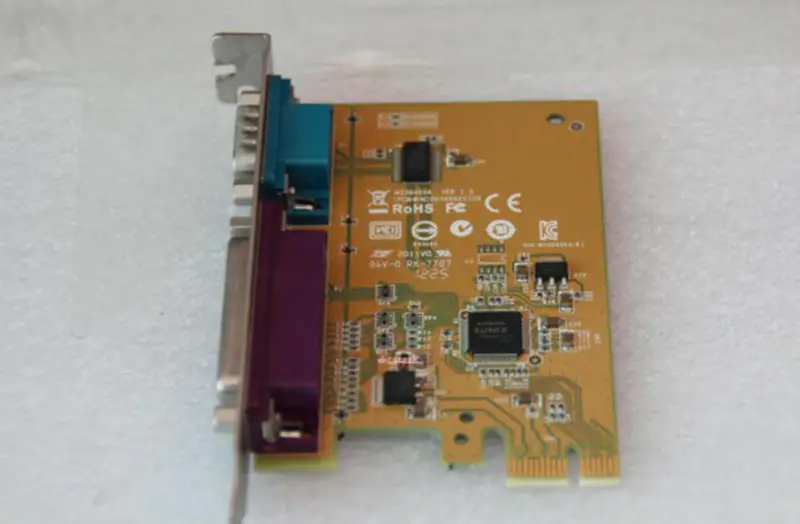 Sunix MIO6469A Serial Parallel PCI-e Card RS232 LPT1