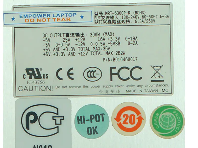 Advantech MRT-6300P-R 300W Schaltnetzteil