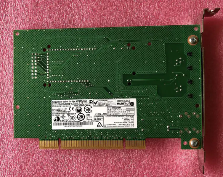 MultiTech MT9234ZPX-UPCI MultiModem 56Kb/s Fax Modem industrial motherboard