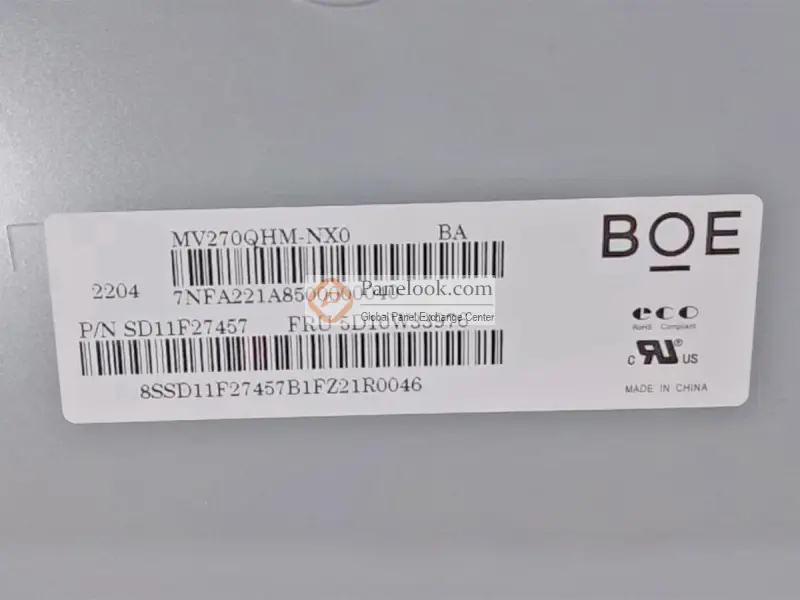 BOE MV270QHM-NX0 LCD面板