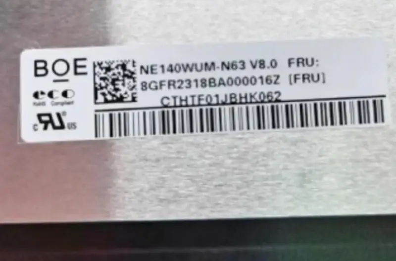 BOE NE140WUM-N63 LCD面板