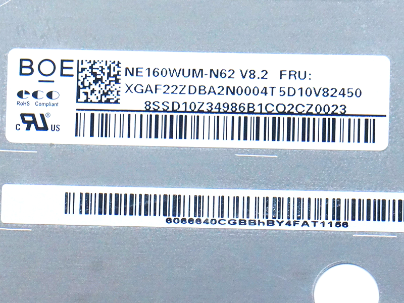 BOE NE160WUM-N62 LCD
